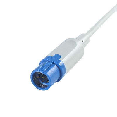 Grey Kompatibel Draeger Direct-Connect SpO2 Sensor untuk Infinity Delta 7Pin Shelf Life 24 Bulan