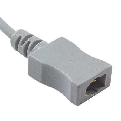 3.0M PVC Air Shield Adaptor Suhu Kabel ke Dual Pin Connector Proximal dengan Konektor persegi panjang