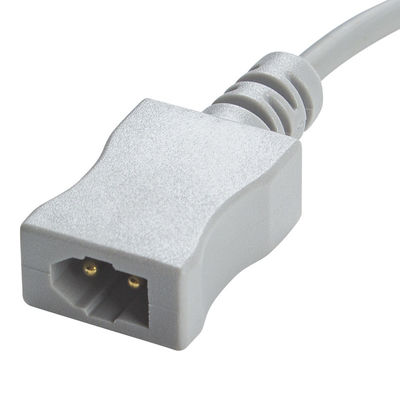 3.0M PVC Air Shield Adaptor Suhu Kabel ke Dual Pin Connector Proximal dengan Konektor persegi panjang
