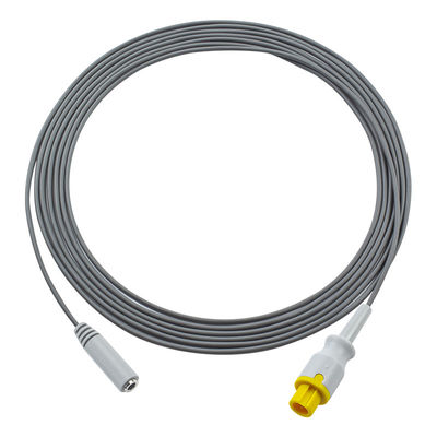 Single Channel 2-Pin Connector Adaptor Suhu Kompatibel dengan Mindray Datascope 0011-30-37391