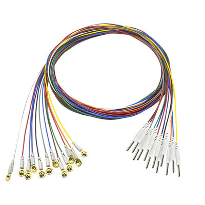 3.5 Mono Plug EEG Cup Tipe Gold Cap Electrode EEG EMG Leadwires Electrode