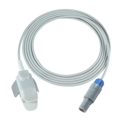 Creative UP-7000 PC-3000 Clip Jari Dewasa SpO2 Sensor 9Pin 3.0M SpO2 Probe