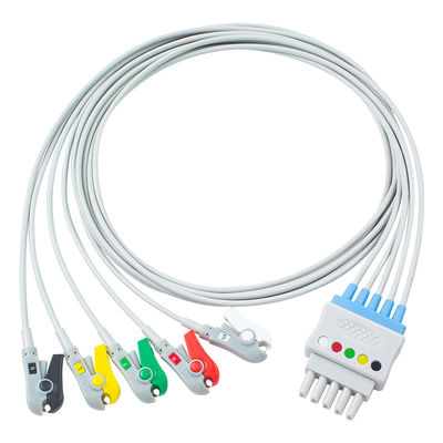P-Hilips M1625A 989803104521 Kabel Timbal EKG 6 Kabel Timbal Klip IEC MP 20 IntelliVue MX800