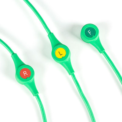 Kabel Utama EKG yang Dapat Digunakan Lagi Drager Sie-mens Monolead 3Lead IEC Snap MS14555 Kabel Utama EKG