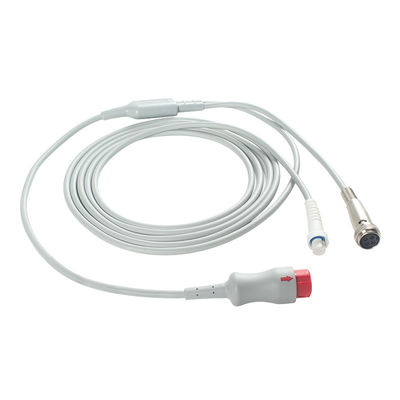 Mindray 12Pin 0010-30-42743 Jantung Outout Y Kabel CO Kabel Dua Koneksi Suhu