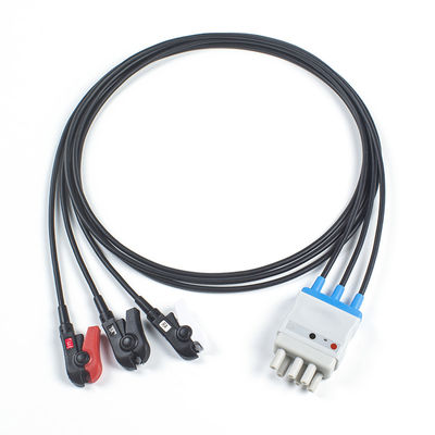 Nihon Kohden Radio Translucent Wire X-Ray CT 3 Lead MRI ECG Kabel Radiotranslucent Dan Kawat Timbal