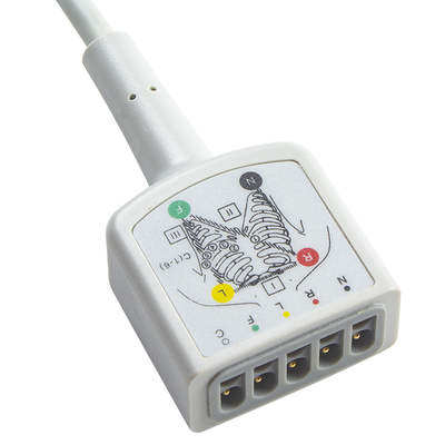 AAMI 3 lead ECG Trunk Kabel 130cm 12Pin VS Tipe