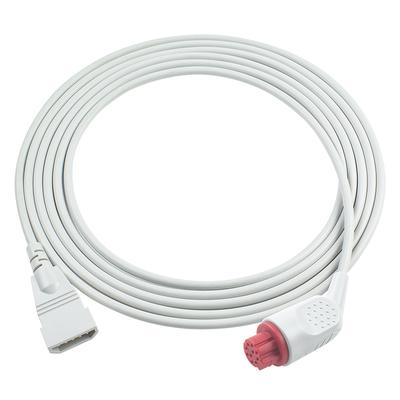 Kabel Adaptor Datex IBP 10Pin ke Konektor Utah 3.5M Abu-abu TPU