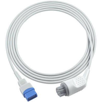 GE Datex Ohmeda TS-N3 Kabel Sensor SpO2 Konektor 10Pin Ke Kabel Ekstensi Adaptor DB9 SpO2 Cardiocap/5 S/5 Satellite Plus II TruSignal
