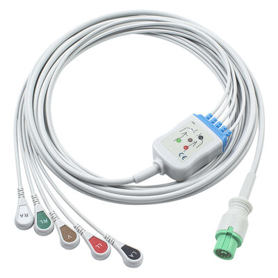 Kabel EKG Fukuda Denshi 0012-00-1192 12Pin Expert Dynascope DS-5100 DS-5100E DS-5300W DS-5400 Dynascope DS-7001