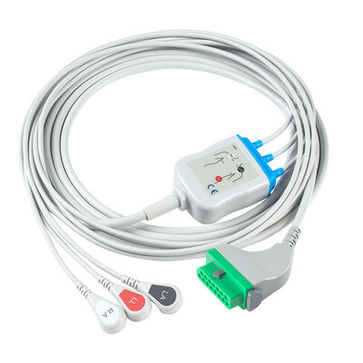 Fukuda Denshi CIO-07CTP-5NA CIO-07CTP-3NA Kabel EKG 15Pin DSL-8001 DSL-8001R Dynascope DS-8100 DS-8200 DS-8500