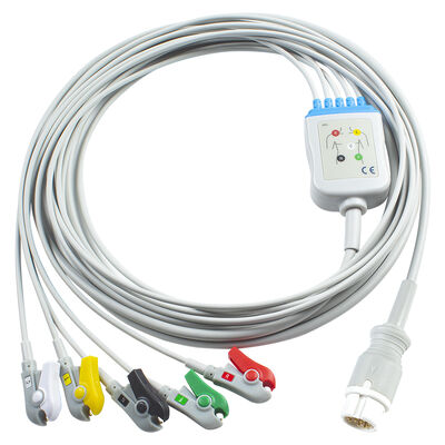 Kabel EKG 5 Lead 12 Pin M1975A untuk Dewasa Pediatrik