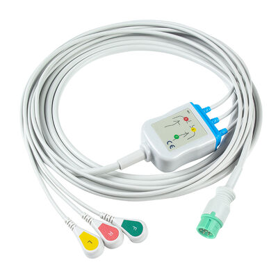Yonker IE12 E12 E12S 9Pin Multi-parameter Monitor Kabel EKG 6Pin Kabel EKG dan Kabel Utama