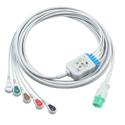 Yonker IE12 E12 E12S 9Pin Multi-parameter Monitor Kabel EKG 6Pin Kabel EKG dan Kabel Utama