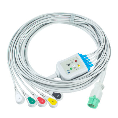 Yonker IE12 E12 E12S 9Pin Multi-parameter Monitor Kabel EKG 6Pin Kabel EKG dan Kabel Utama