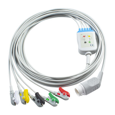 Ph 43100A 8Pin EKG Kabel dan kabel bantalan hp Mesin defibrillator CodeMaster XL+