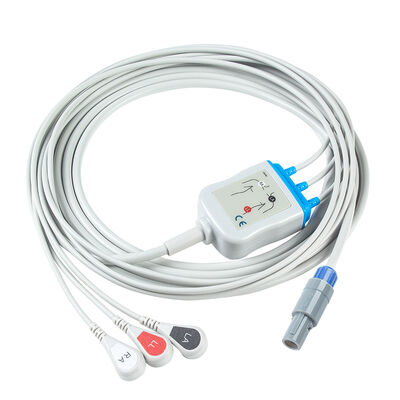 Huntleigh 8Pin Multi-Parameter Monitor Smartsigns Compact 300 500 Kabel EKG Kabel EKG dan Leadwires