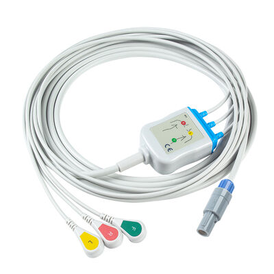 Huntleigh 8Pin Multi-Parameter Monitor Smartsigns Compact 300 500 Kabel EKG Kabel EKG dan Leadwires