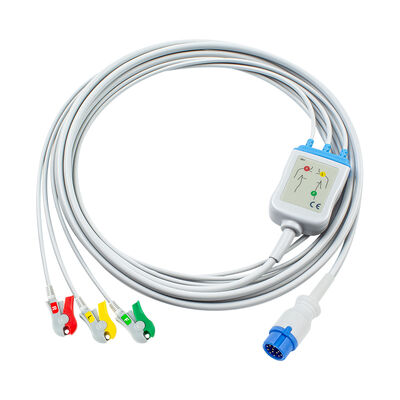 Innomed Cardio-Aid CA360-B defibrilator 12Pin EKG Kabel EKG dan Kabel Timbal 3 Timbal