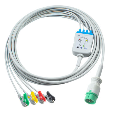 Kabel EKG Zoncare PM7000D 3/4/5Lead dan kabel lead