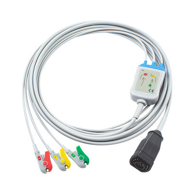 Zoll 15Pin kabel EKG satu bagian dan kabel timah