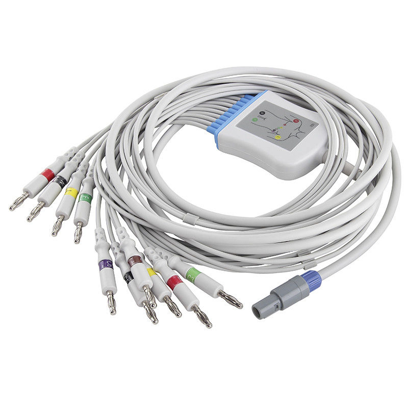 Welch Allyn SE-PRO-600 M2461A Kabel EKG dan Kabel Utama IEC 4.0Konektor Pisang