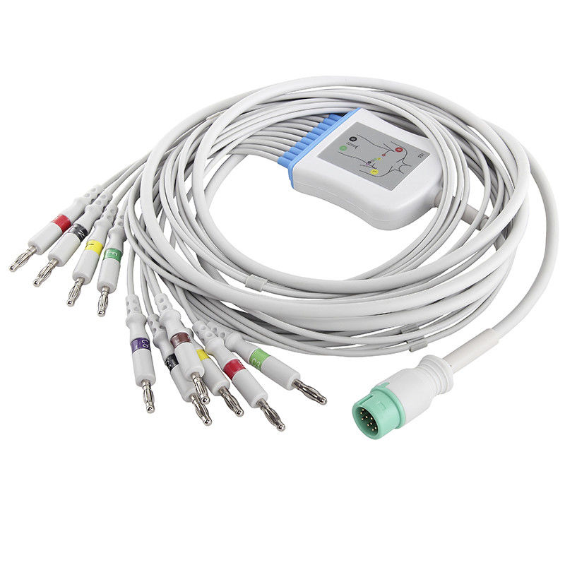 Comen M2461A EKG Cable dan Leadwires IEC 4.0 Banana Connector ECG Cable