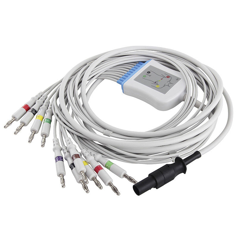 Kabel Mortara EKG 60-00180-01 Konektor Pisang IEC 4.0 Leadwires