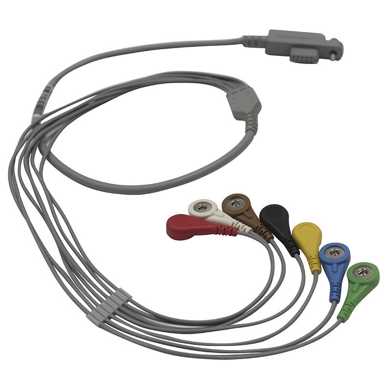 Jincomed Old Type Holter ECG Cable dan Leadwires 10 lead IEC Snap