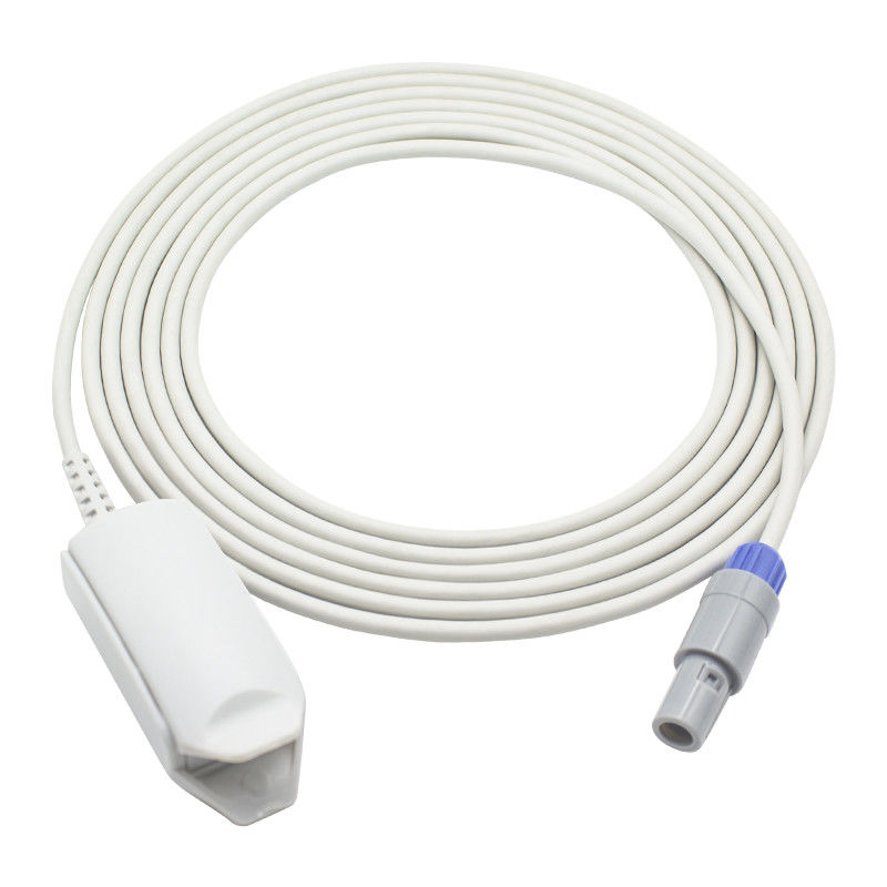3.00M TPU Dapat Digunakan Kembali SpO2 Sensor 3F IRIS300 Phoene PM8300 Klip Jari Dewasa 6Pin