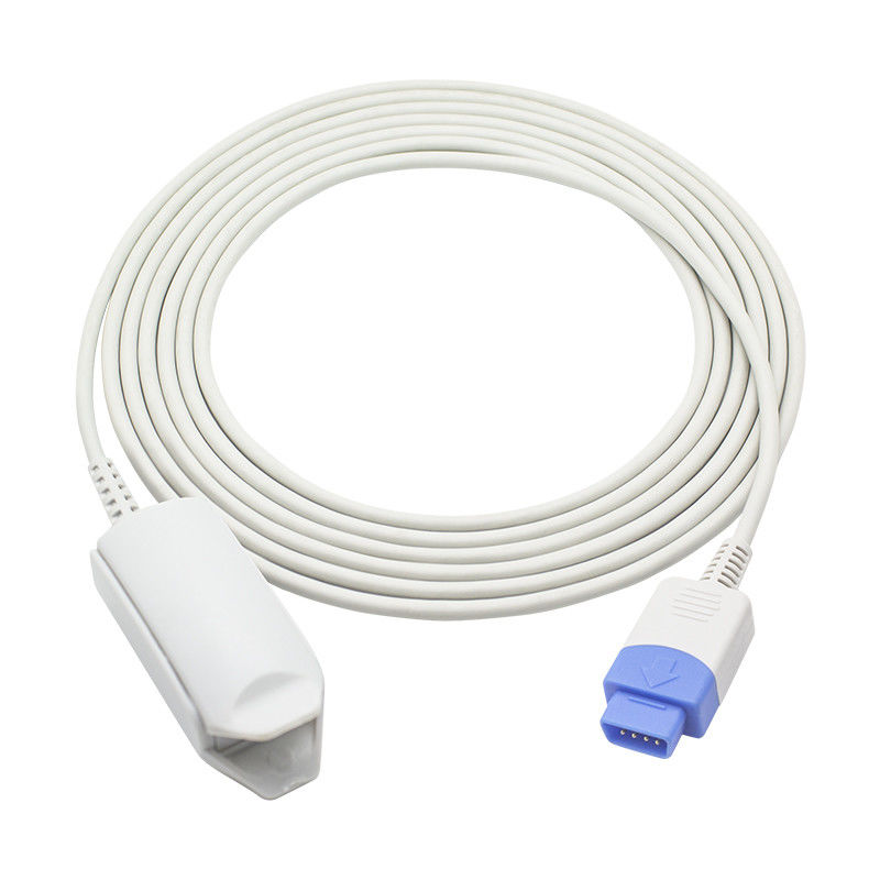 GE Datex Ohmeda OxyTip TruSignal Tech TS-F-D SpO2 Sensor 9Pin Dewasa Klip Jari SpO2 Probe I4 Dengan E-Series modul