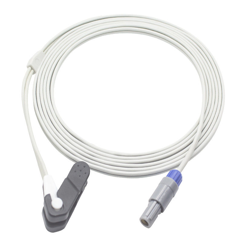 Biocare BM-9000 Sensor Spo2 6 Pin 40 Derajat Klip Telinga Veternar Klip SpO2 Probe