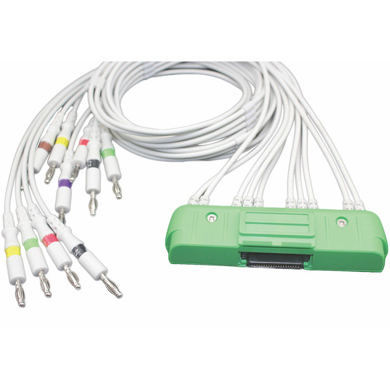 Nihon Kohden Jepang BR-911D ECG-9320 ECG-9522P Cardiofax V 1550K Kabel EKG NK 10Lead IEC Banana 4.0