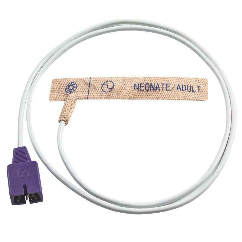 N-ellcor Disposable Spo2 Sensor DB9 7pin N25 N200 NPB 4000 Dewasa Neonatus Kain Peregangan Kulit Sekali Pakai SpO2 Probe