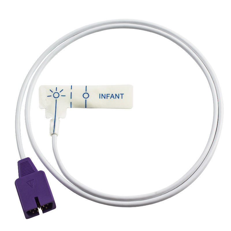 N-ellcor Oxi-max DB9 9pin MAX-I N-20 N-600x Bayi Busa Putih Sekali Pakai SPO2 Pulse Oksimeter Finger Probe