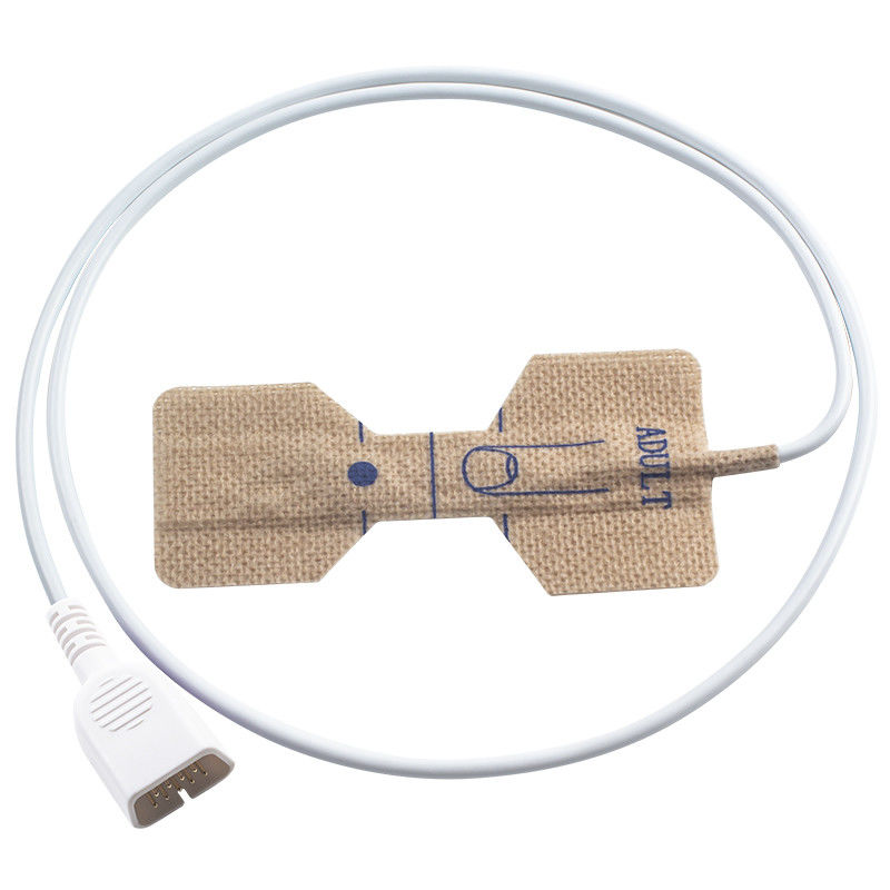 Nihon Kohden TL-251T Sensor SpO2 sekali pakai Dewasa / Neonatal Kain Non Woven SpO2 Probe sekali pakai