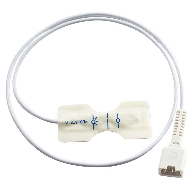 Novametrix 513 710 6pin Sensor SpO2 Sekali Pakai 715 MARS Busa putih Pediatri Probe SpO2 Sekali Pakai