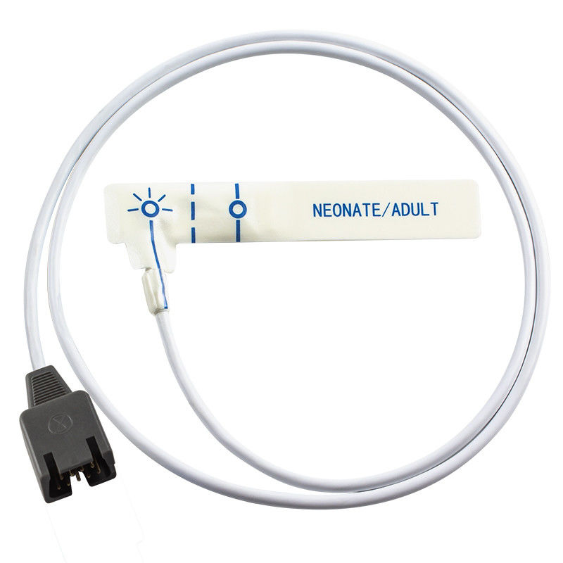 White Foam Pediatric SpO2 Sensor DB9 9Pin untuk Rad-7 Rad-8 85CM