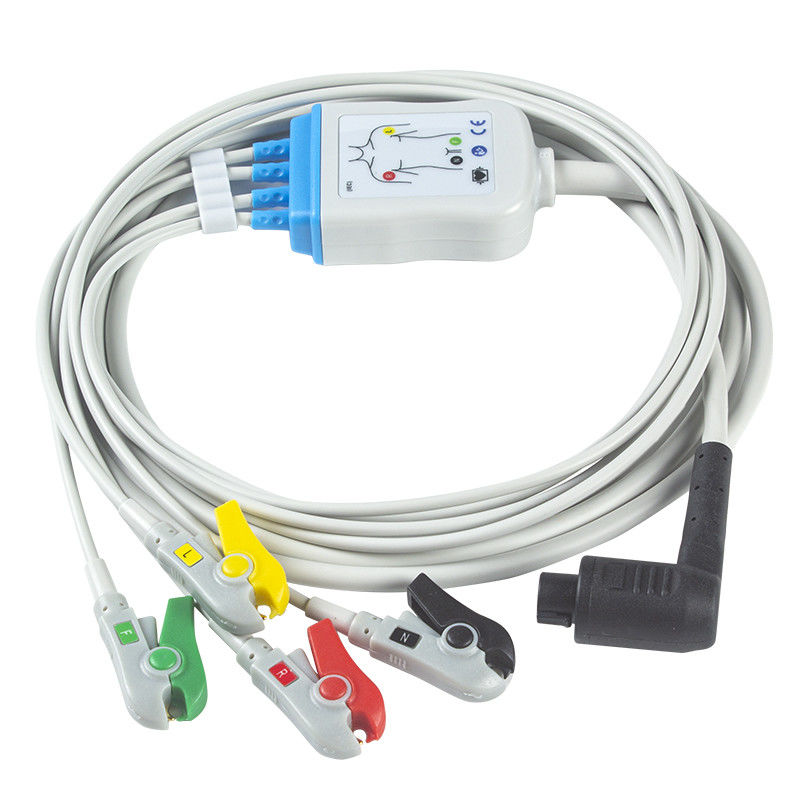 Corpuls 3 Kabel ECG Dan Leadwires 4 Lead Limb IEC Clip Konektor 11pin Kabel ECG