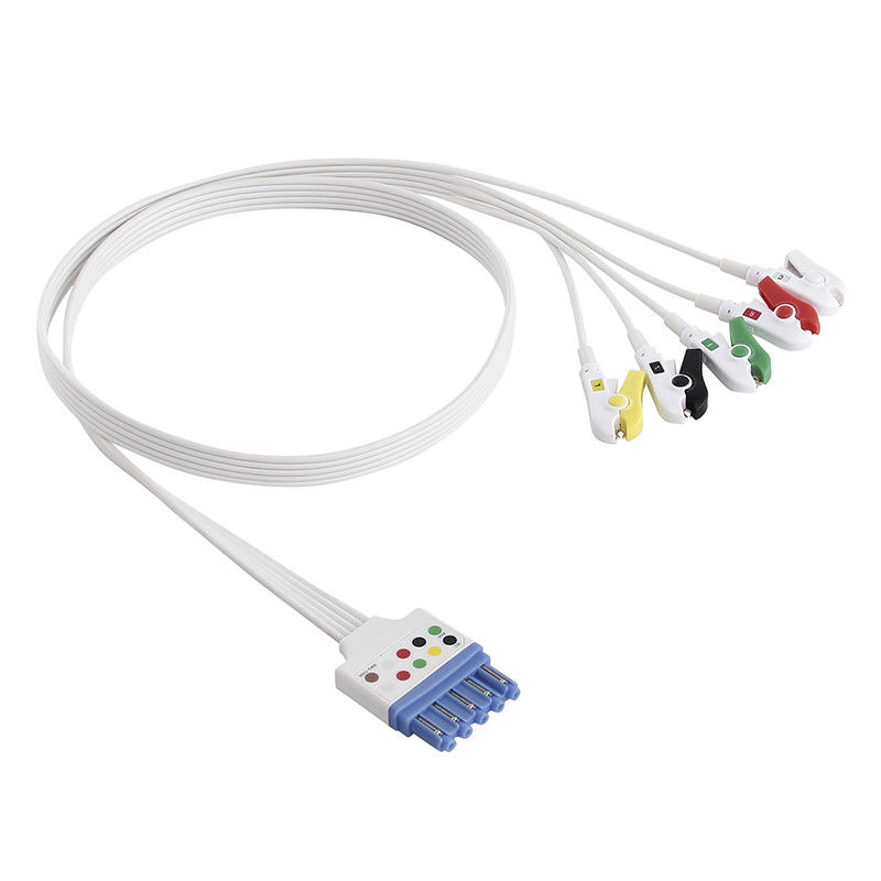 P-Hilips 989803174211 989803173131 Disposable 5 Lead ECG Cable Grabber Clip Din DG Style IEC