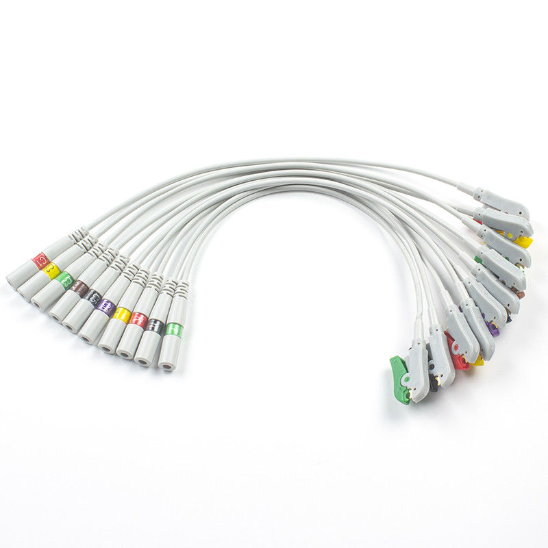 Jarum Pisang Untuk Clip Adaptor EKG Pigtail Adaptor 3.00MM IEC EKG Elektrode Konektor