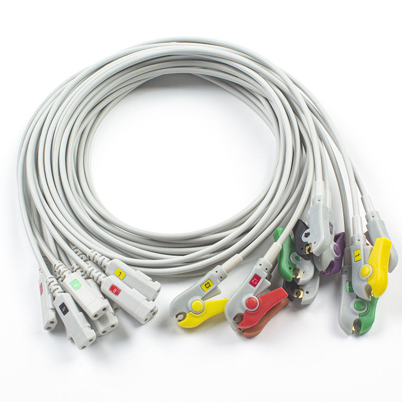 CONMED D Series ECG Lead Wire Twin Pin DL10 DL36-10 10 Lead Banana Connector