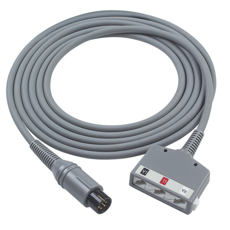 Sistem Biomedis IVY Kabel Batang EKG 590317 Kabel EKG 3 Kabel EKG AHA Timbal