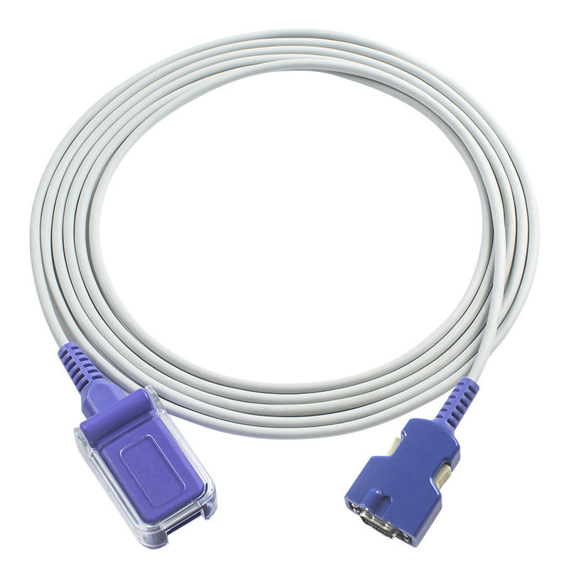 Kabel N-ellcor Spo2 DOC-10 14Pin Ke Kabel Ekstensi DB9 SpO2 3.0M TPU