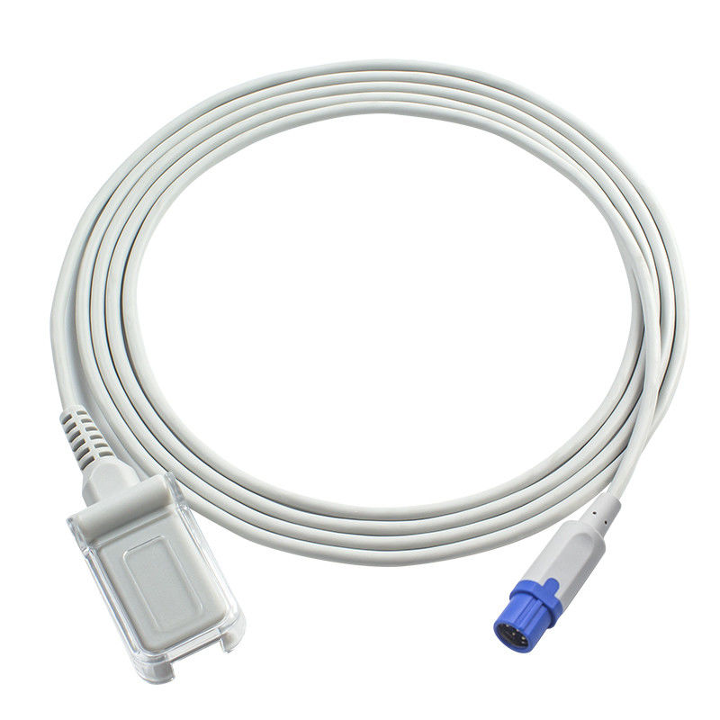 Drager S-iemens SpO2 Sensor Probe 7Pin Ke DB9 SpO2 Kabel Ekstensi 2.4M TPU