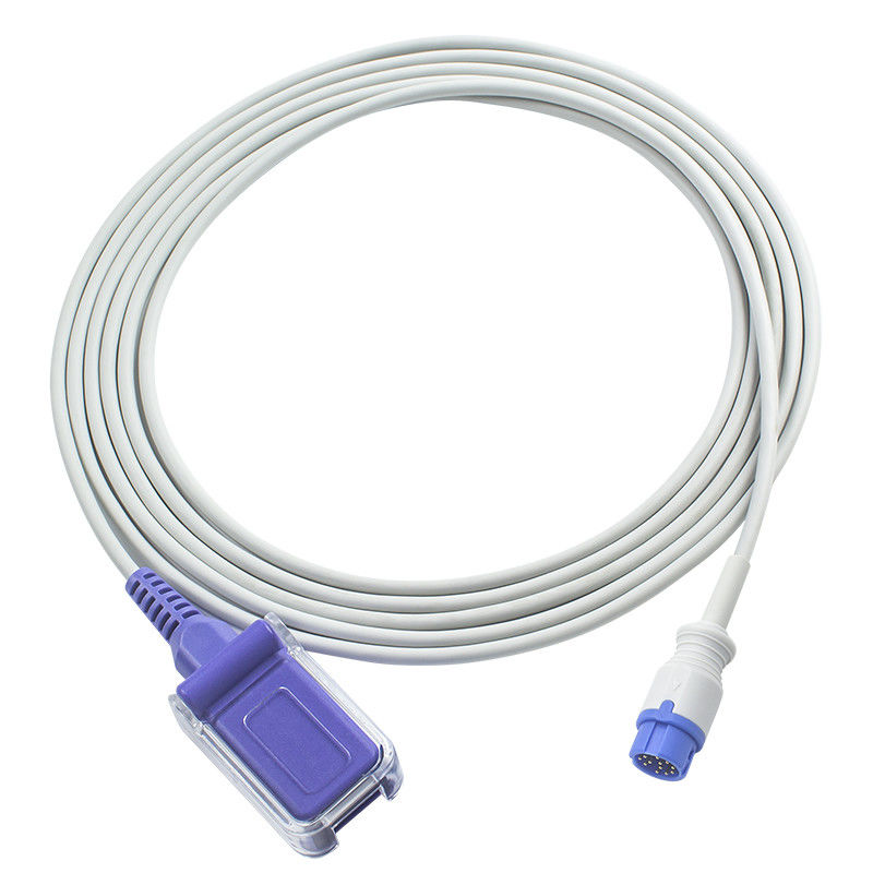 Kabel Sensor Neusoft N-ellcor Oxi-max SpO2 Kabel Ekstensi Adaptor SpO2 12Pin Ke Kabel Pasien DB9
