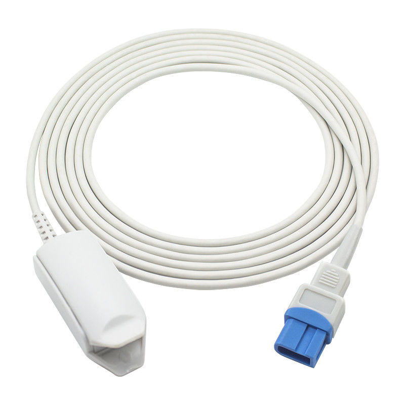 Spacelabs Sensor SpO2 Dapat Digunakan Kembali 10Pin 90367 90369 Sensor SpO2 Klip Jari Dewasa