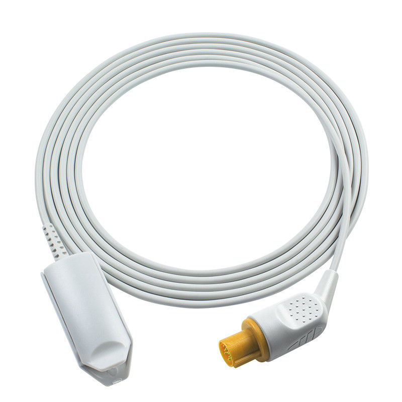 GE Hellige Kompatibel Direct-Connect Reusable SpO2 Sensor 7 Pin Dewasa SMK SMC SMU SMS SMV SpO2 Probe