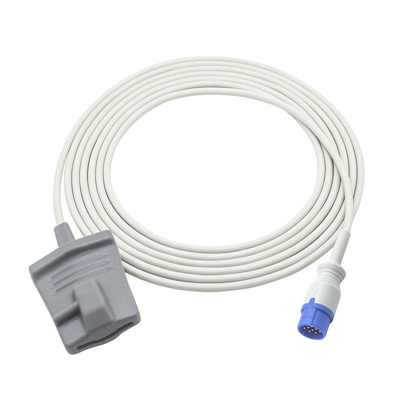 Schiller Truscope SpO2 Sensor Klasik Mini II III Digital 12Pin Dewasa Soft tip SpO2 Probe Kabel