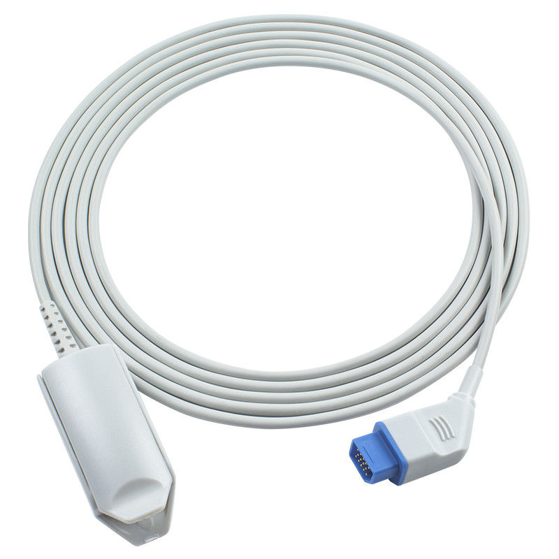 Nihon Kohden Direct SpO2 Sensor Cable NHNK3014 Round 14Pin BSM9800 BSM2350 Jari Clip Dewasa SpO2 Probe